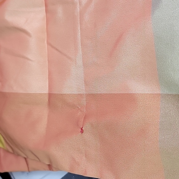 Pair (2) of Silk Taffeta Multi Color Cushion Cover Squares - Picture 5 of 5